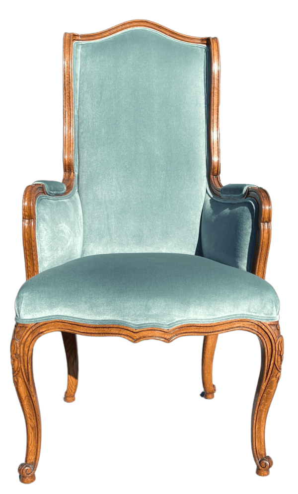 Tall Blue Lissome Highback - Image 2