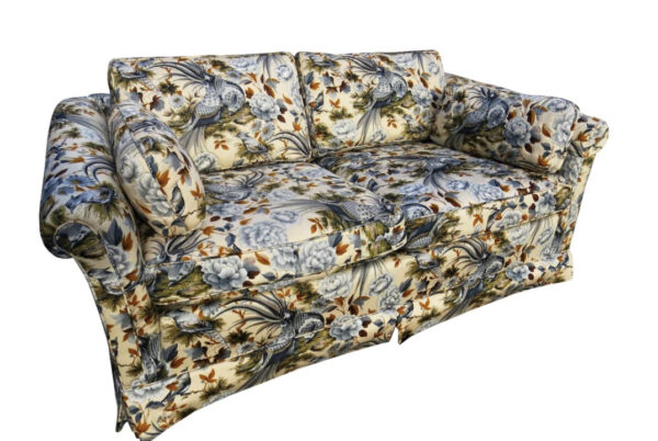 Indigo Peacock Loveseat