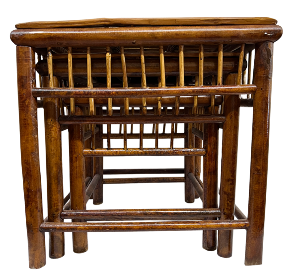 Bamboo Nesting Trio Tables - Image 3
