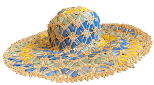 Floppy Straw Ribbon Hat
