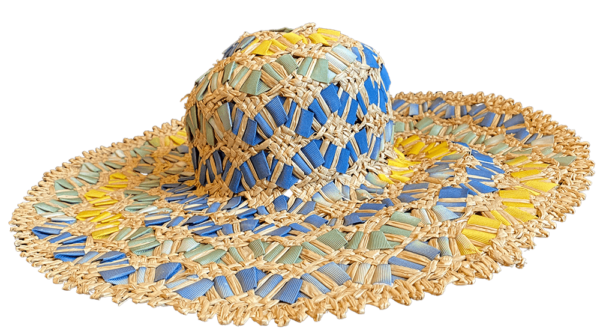 Floppy Straw Ribbon Hat