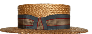Straw Boater Hat